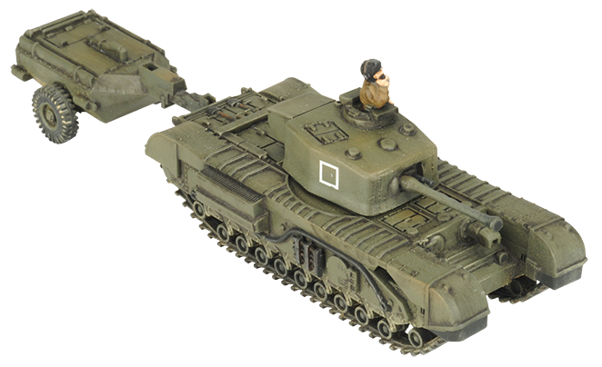 Churchill Armoured Troop (Plastic) (BBX56)