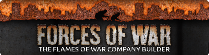 Forces Of War - the Flames Of War company builder