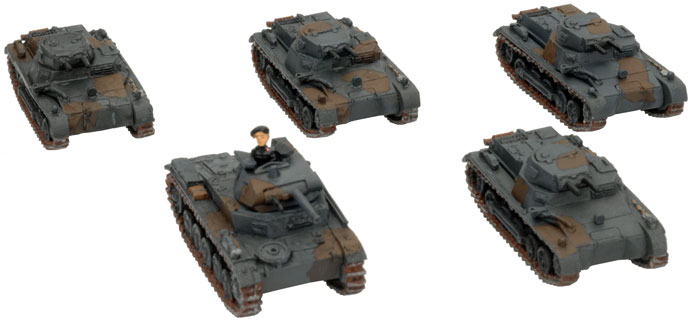 The tanks of Mike's Leichte Panzerkompanie
