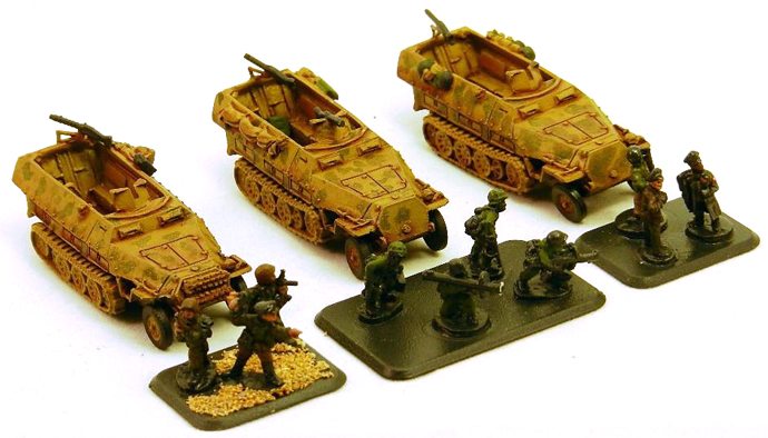 Bruce's Panzergrenadier HQ and Panzerschreck team
