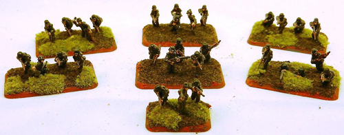 Dave's first Grenadier platoon