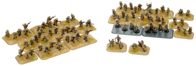 2x New Zealand Rifle Platoon and Company HQ