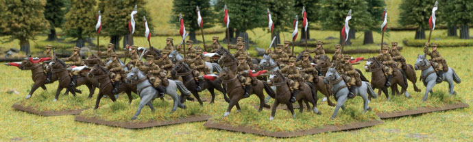 Polish cavalry on the charge