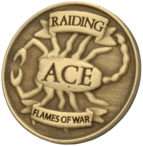The Raiding Ace Medal Pin