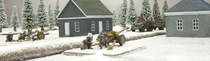 7.5cm PaK40 anti-tank guns