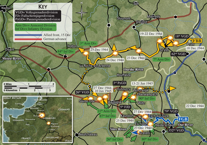 Brigades in the Battle of the Bulge