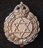 Jewish Cap Badge