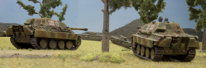 Jagdpanthers sight Churchills