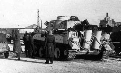 Das Reich Tiger during the fighting for Kharkov