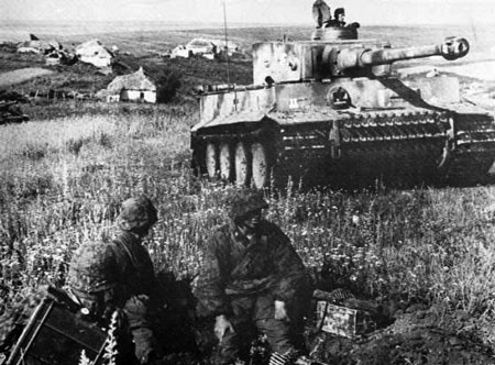 Das Reich Tiger during Operation Citadel
