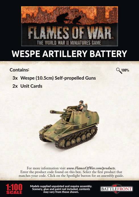 Wespe Artillery Battery (GBX155)