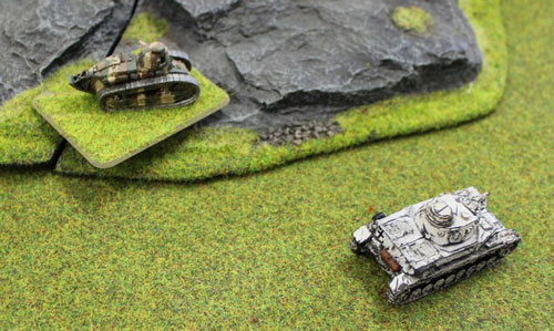 Mike's Panzers defending an objective Game 3