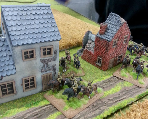 Wayne's Huszars advance up the flank Game 1