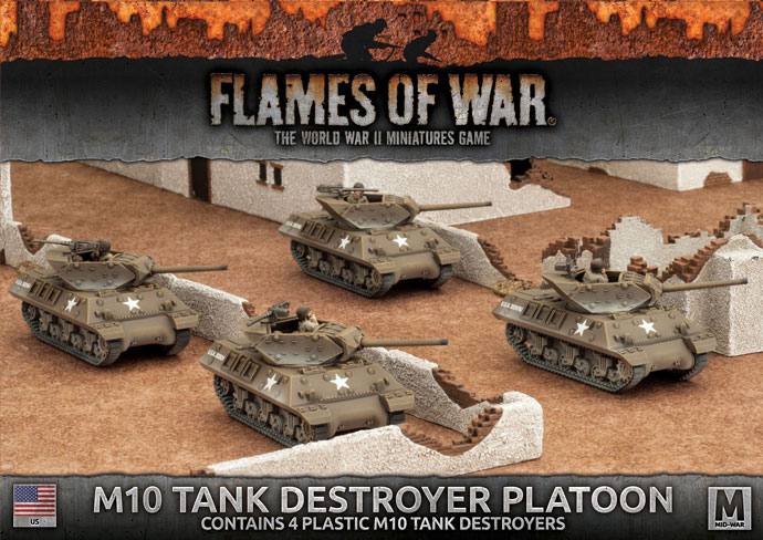 M10 Tank Destroyer Platoon (Plastic) (UBX53)