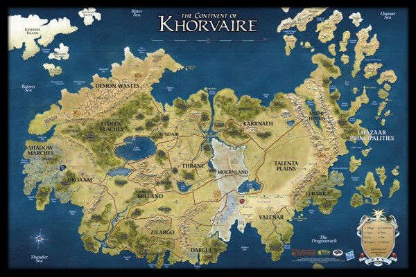 Eberon Realms World Map 30" x 42" (72762)