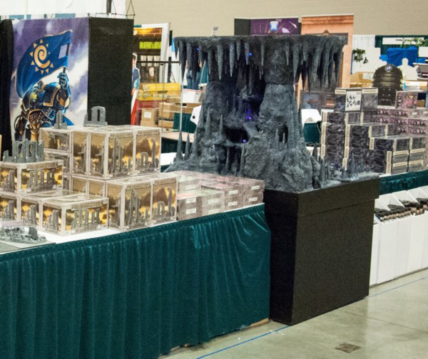 The Underdark table of the Gen Con GF9 booth