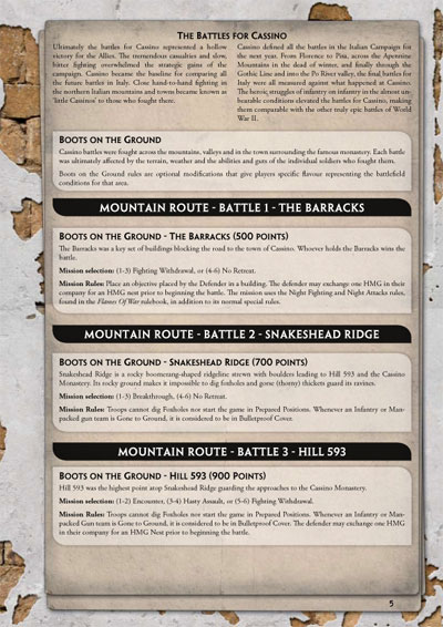 Boots on the Ground Reference Sheet