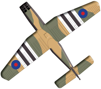 Small Version of Horsa Glider template