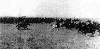 Italian cavalry on the move.