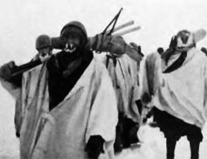 Alpini ski troops reteat during the winter of 1942/43