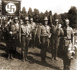 Hilter with his "Brown Shirts"