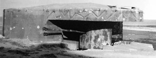 Defilade bunker