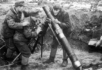 Volksgrenadier 12cm sGW43 heavy mortar