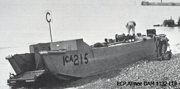 One of the Landing Craft Assault (LCA) used in the operation