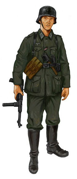 An example of a German grenadier