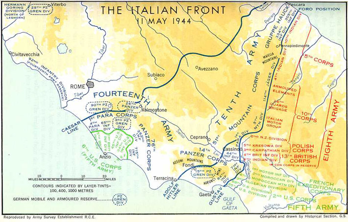 The Italian Front 11 May 1944