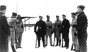 Luftwaffe Field Troops receiving rifle training