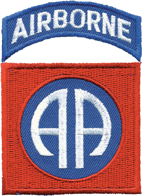 82nd 'All American' Airborne Divisional Patch