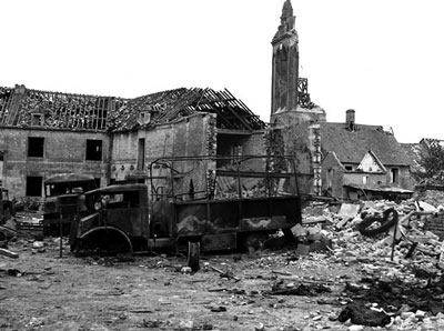 The aftermath at Bretteville