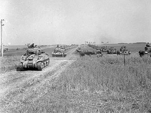 Shermans and Cromwells of the 1st Polish Armoured Division
