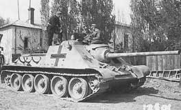 An SU-85 captured and put into service with the German army