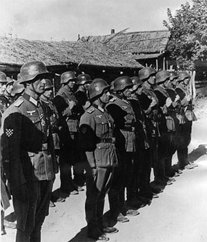 German Grenadiers on parade