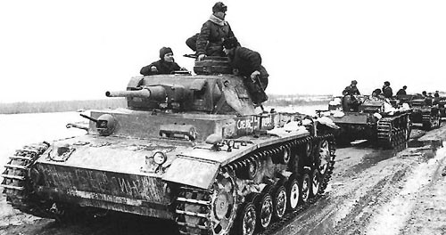 Soviet captured Panzer III and StuG III D