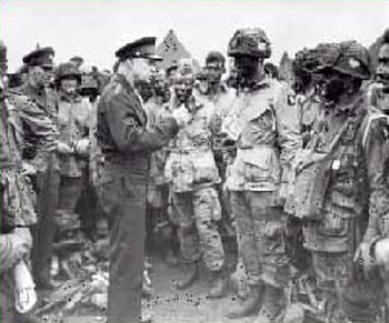 Eisenhower and US Paratroopers