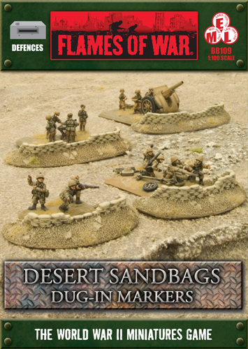 Desert Sandbags Dug-in Markers (BB109)