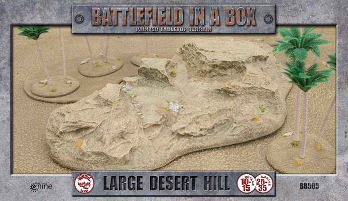 Battlefield in a Box: Large Desert Hill (BB505)