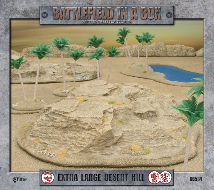 Battlefield in a Box: Extra Large Desert Hill (BB534)