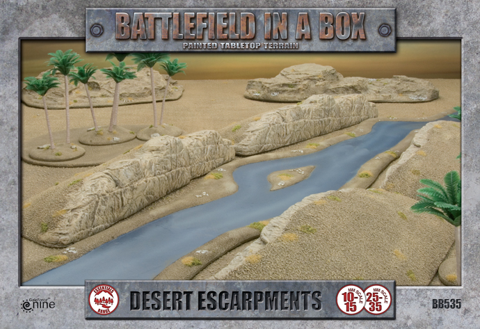 Battlefield in a Box: Desert Escarpments (BB535)
