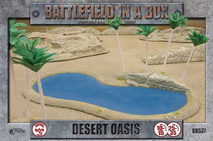 Battlefield in a Box: Desert Oasis (BB537)