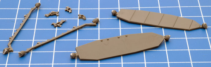 The required parts cut of the sprue successfully