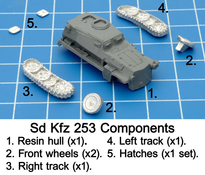 The components of the StuG A