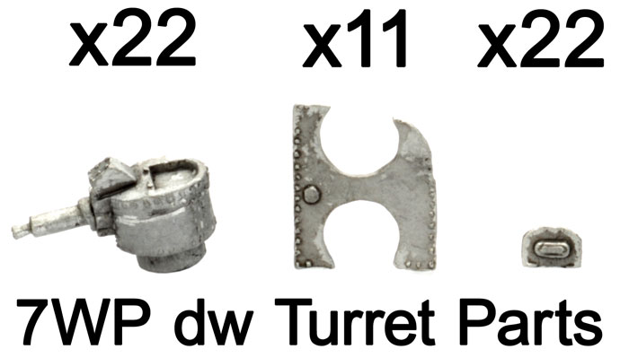 7WP dw turret parts