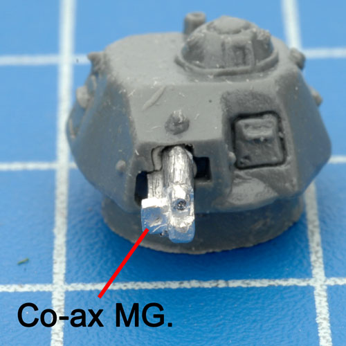 The Co-ax MG aligned correctly