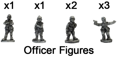 The Hungarian Officer Figures