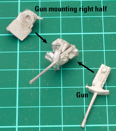 Gun assembly step 1