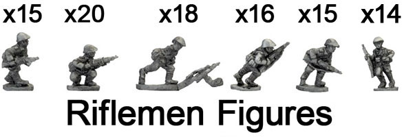 The Romanian Riflemen figures